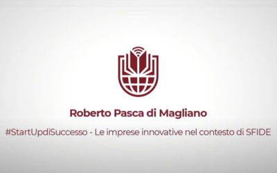 Roberto Pasca di Magliano presenta la nuova iniziativa multimediale promossa da SFIDE