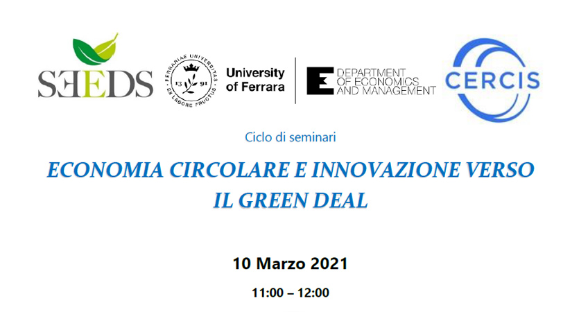 Economia circolare e innovazione verso il Green Deal