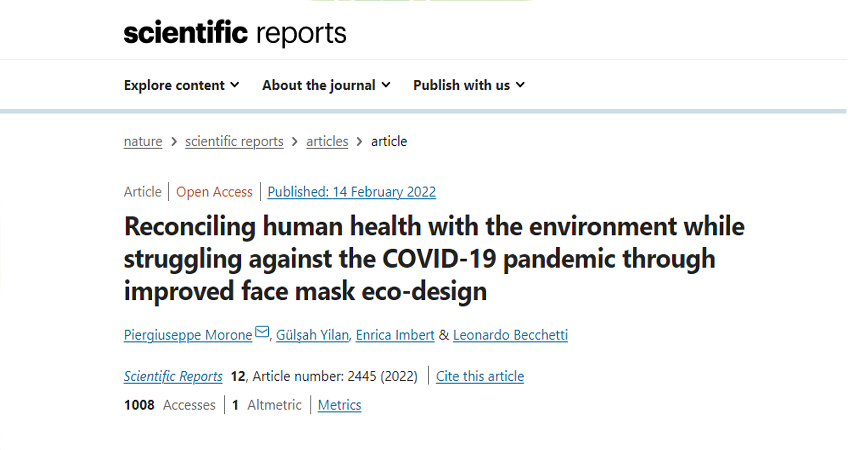 Un nuovo studio valuta l’impatto ambientale dei diversi tipi di mascherine