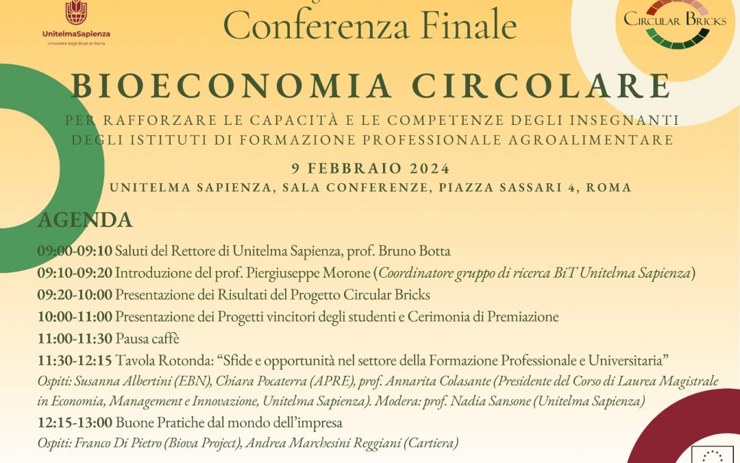 Erasmus+ Conferenza Finale Circular Bricks