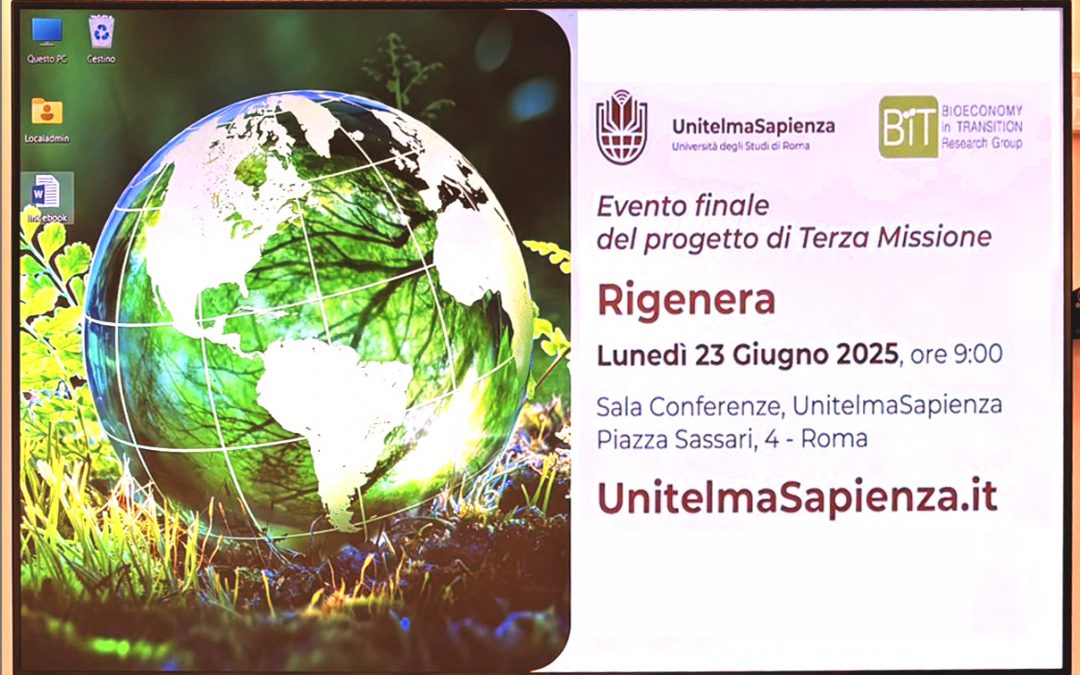 Evento conclusivo del Progetto di Terza Missione RIGENERA