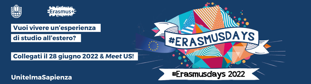 Banner dell'evento Erasmusdays
