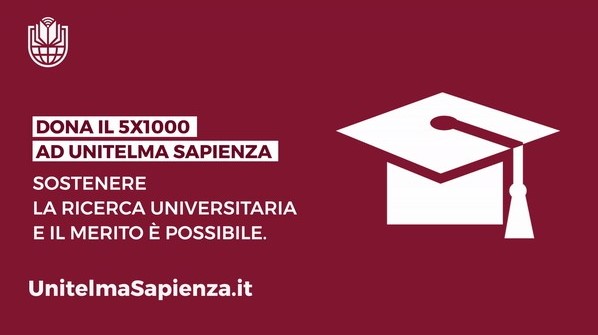 Dona il 5x1000 ad Unitelma Sapienza