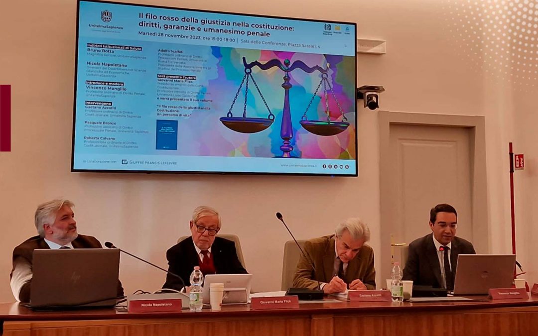 Giovanni Maria Flick: “E’ necessario garantire una “riserva di umanità” di fronte ai rischi della società di oggi”