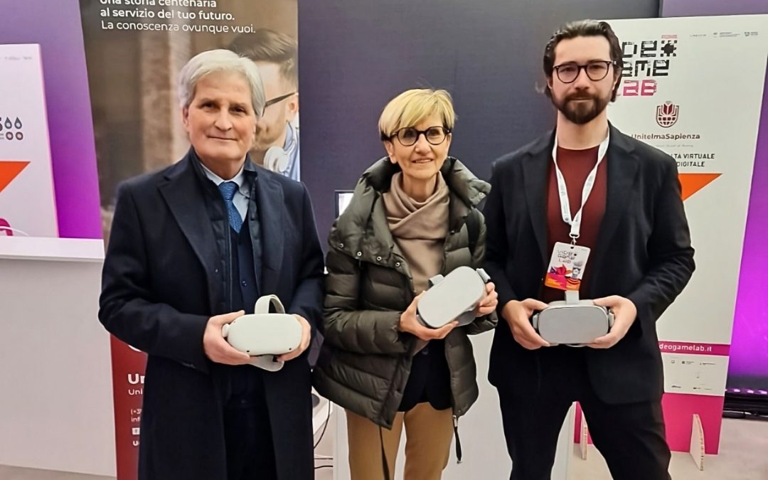 Il Rettore Bruno Botta incontra la Direttrice di Roma VideoGame Lab Giovanna Marinelli