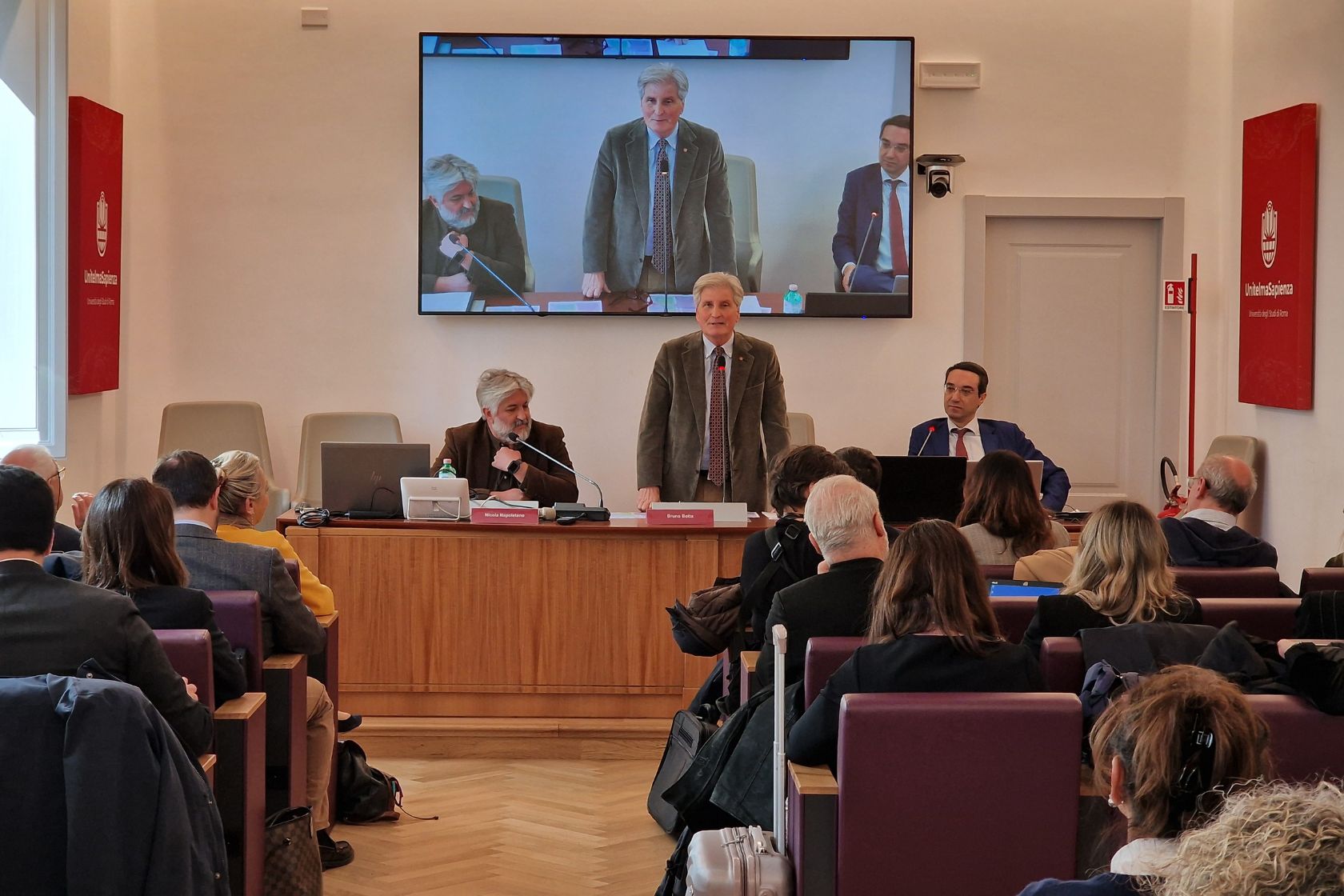 News_UnitelmaSapienza lotta alla corruzione, docenti ed esperti a confronto Sala Melillo – Imbriani – Mongillo (1)