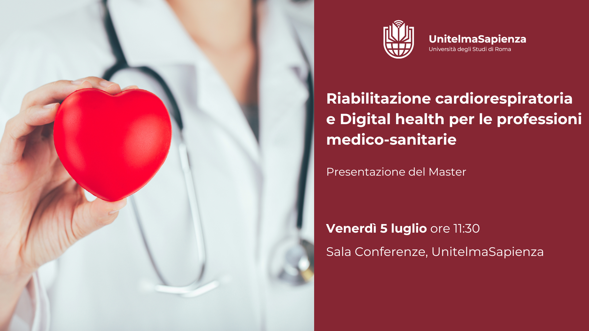 Riabilitazione cardiorespiratoria e Digital health per le professioni medico-sanitarie Riabilitazione cardiorespiratoria e Digital health per le professioni medico-sanitarie