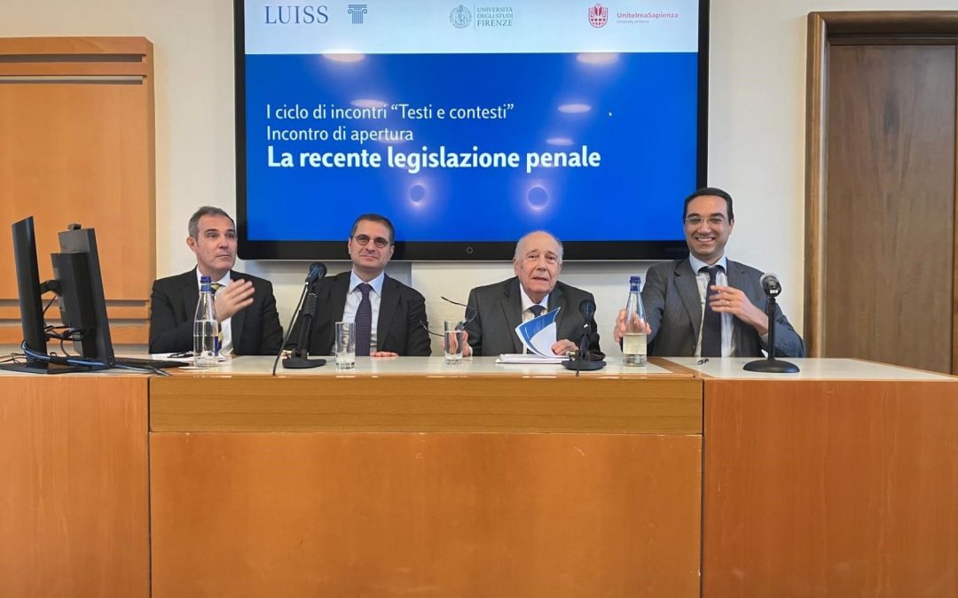 Testi e contesti – primo appuntamento del ciclo di incontri organizzato da UnitelmaSapienza e Luiss Guido Carli