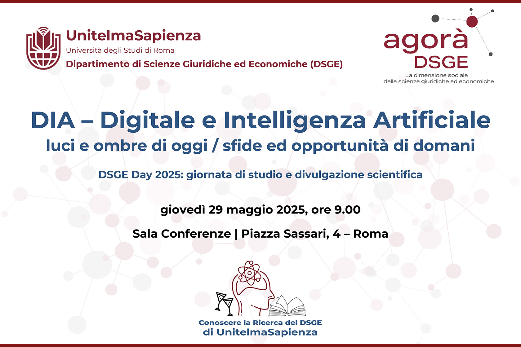 DSGE Day 2025: Digitale e Intelligenza Artificiale: luci e ombre di oggi. Sfide ed opportunità di domani