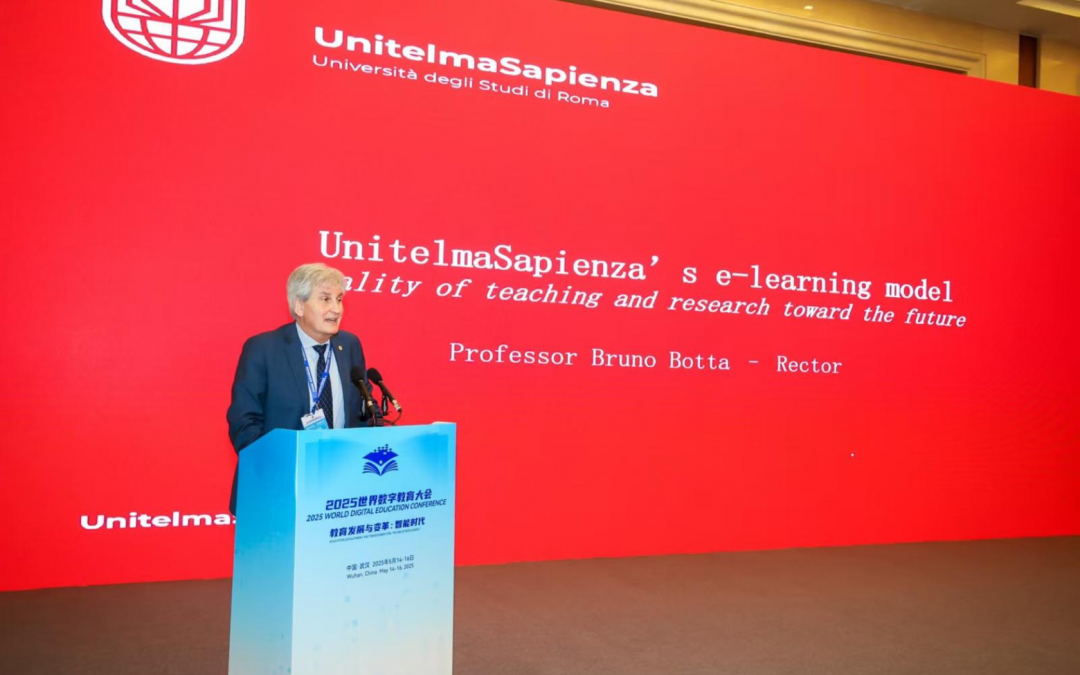 Wuhan: il Rettore di UnitelmaSapienza Bruno Botta alla Conferenza mondiale sull’istruzione digitale 2025