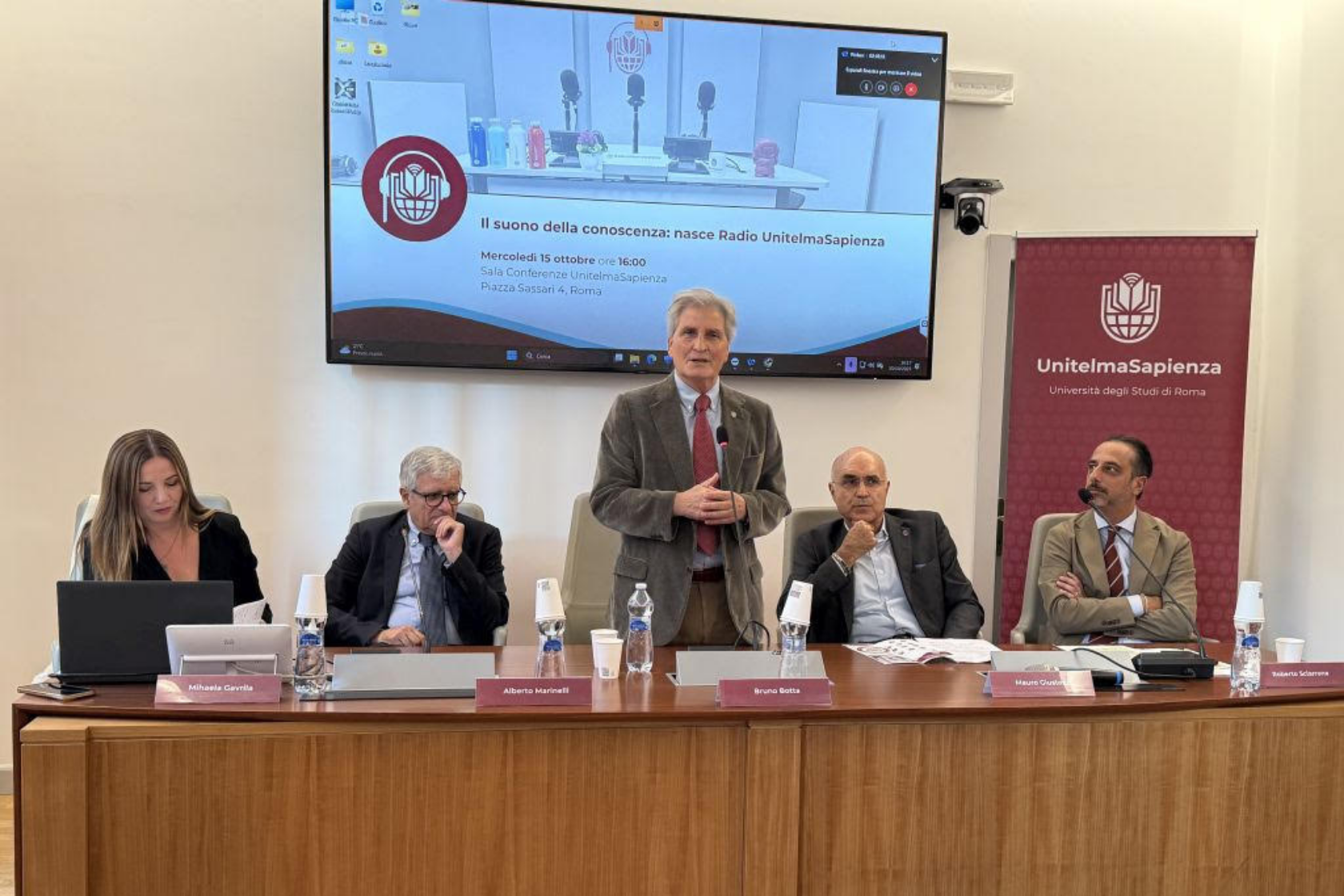 Radio UnitelmaSapienza: la cerimonia di inaugurazione! foto e video
