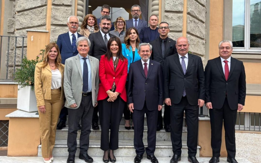 Cerimonia di firma dell’accordo quadro tra l’Università di Ankara e UnitelmaSapienza