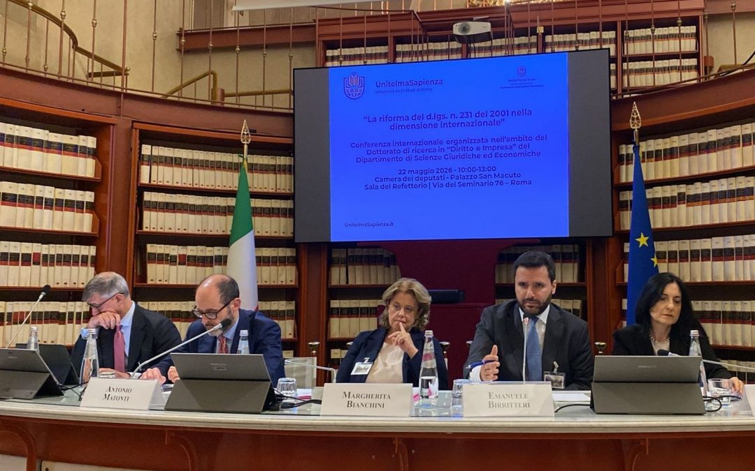 La riforma del d.lgs. n. 231 del 2001 nella dimensione internazionale: le giornate a UnitelmaSapienza e alla Camera dei Deputati