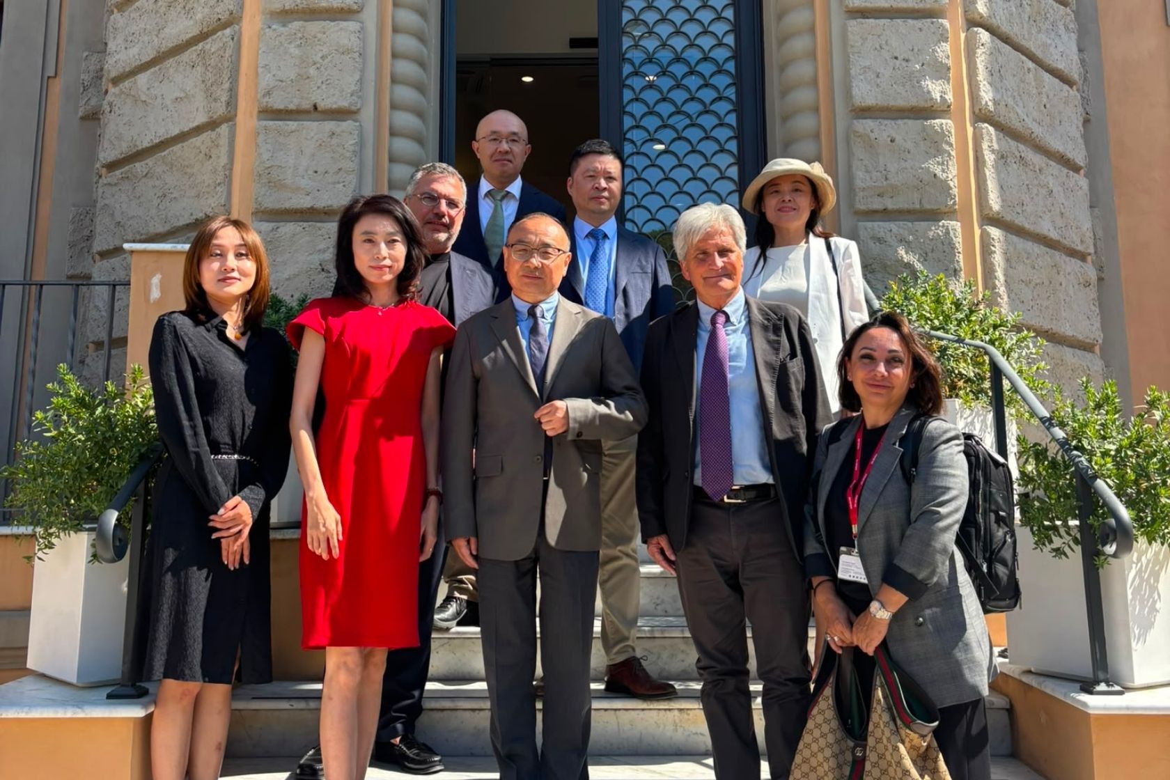 A UnitelmaSapienza la delegazione cinese dello Shanghai General Hospital