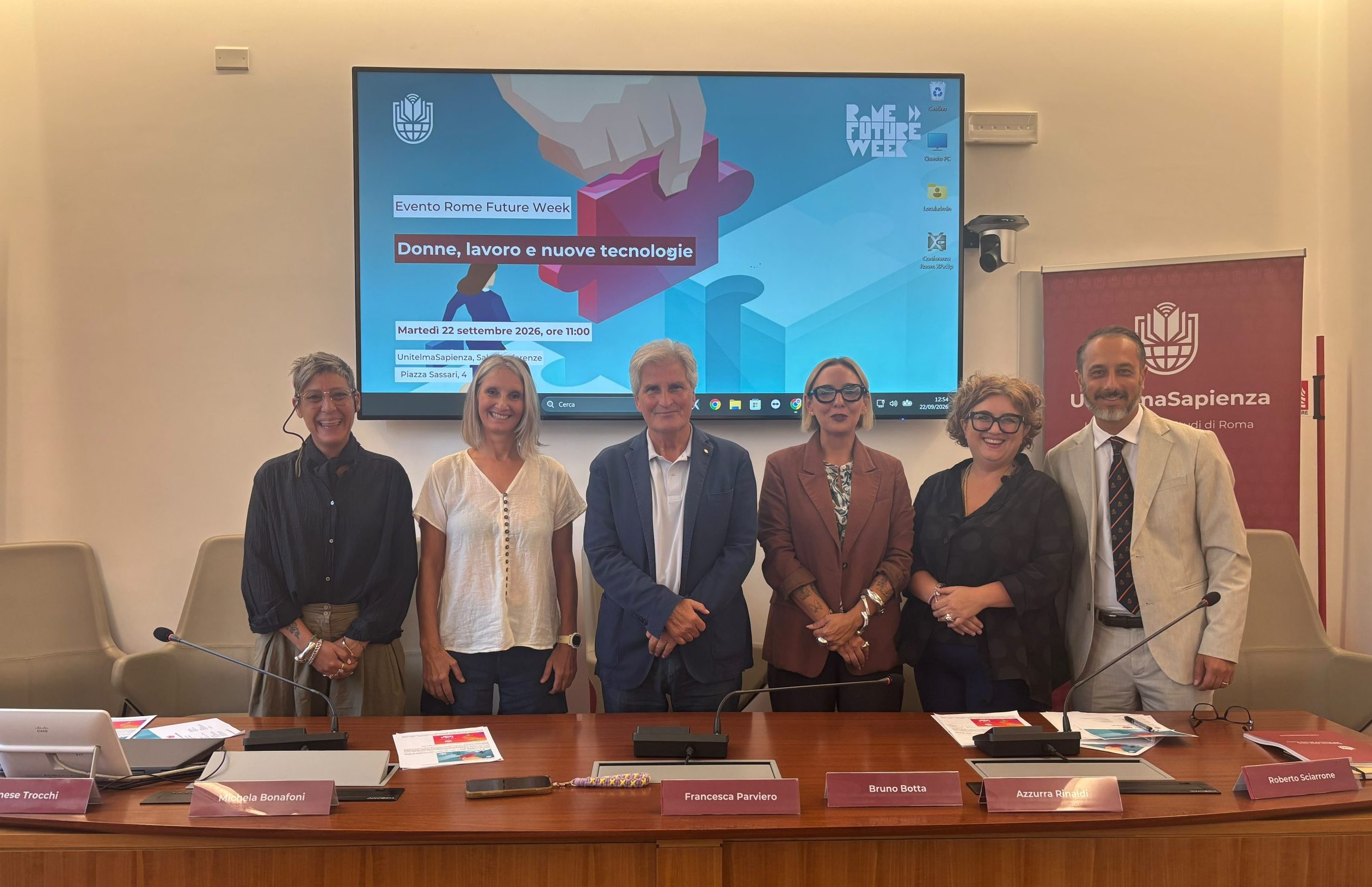 Donne, lavoro e nuove tecnologie: Rome Future Week a UnitelmaSapienza